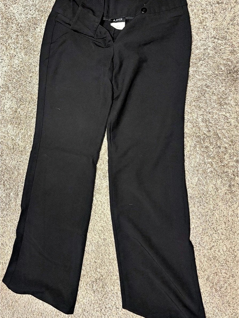 A. Byer Black Flare Pants Size 9 Like New